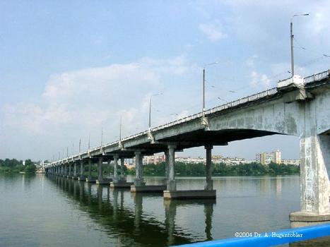 Ukraine, Dnjepr, Dnepropetrowsk, 475 km von Kiew, Stadt Brücke