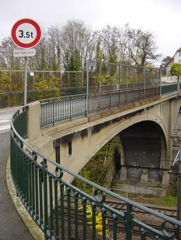Grande Ceinture. Pont Franchetti, près de la gare de Bry-sur-Marne (94)