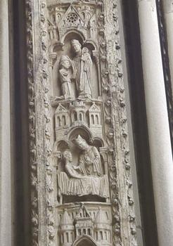 Notre-Dame de Chartres: portail sud, détail