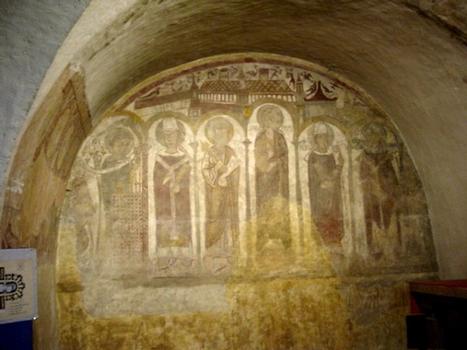 Notre-Dame de Chartres, fresque de la crypte