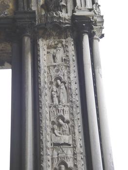 Kathedrale in ChartresSüdportal. Detail