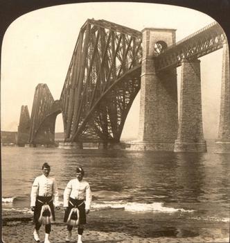 Forth Rail Bridge – Stereoskopische Ansicht um 1900