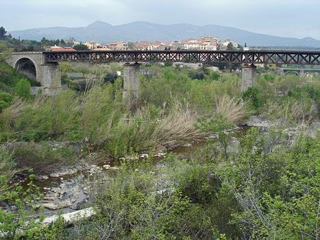 Eisenbahnbrücke – Cases de Pène (Pyrénées-Orientales)