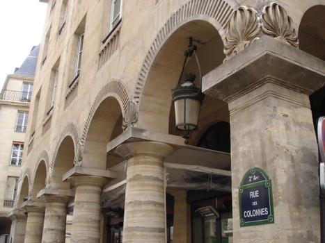 Gebäude an der Rue des Colonnes, Paris (2. Arrondissement)