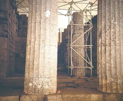 Temple d'Apollon Epikouros (Bassae). Cella