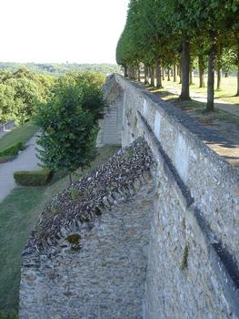 Grande Terrasse de Meudon. Mur de soutènement