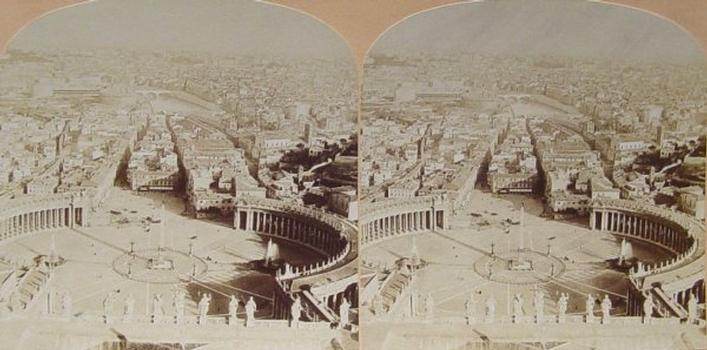 Piazza San Pietro — Stereografische Ansicht um 1780