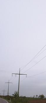 Pylônes de ligne de haute tension de Leonberg-Gerlingen