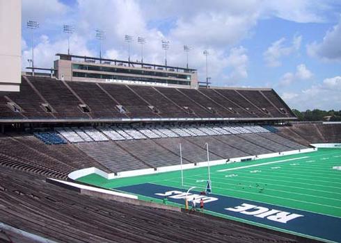 Rice StadiumWest stands from south end