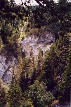 Pont du Fauvue depuis la route du col d'Allos