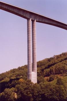 Viaduc de Tulle
Pile P4: 124 mètres de hauteur