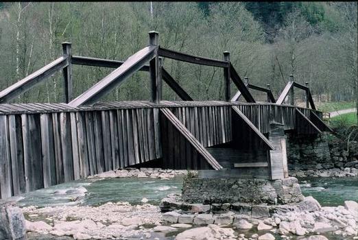 Holzbrücke Tumpen
