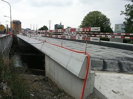 Baustelle «Glattbrücke» am 16.8.2005