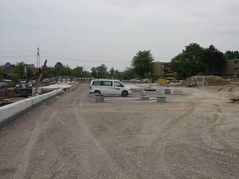 Baustelle «Auwiesen» am 8. Mai 2006