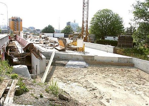 Baustelle «Glattbrücke» am 11.6.2005