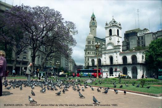 BUENOS AIRES - Plaza de Mayo, El CABILDO (18e siècle), ancien Hôtel de Ville, Musée National Historique
