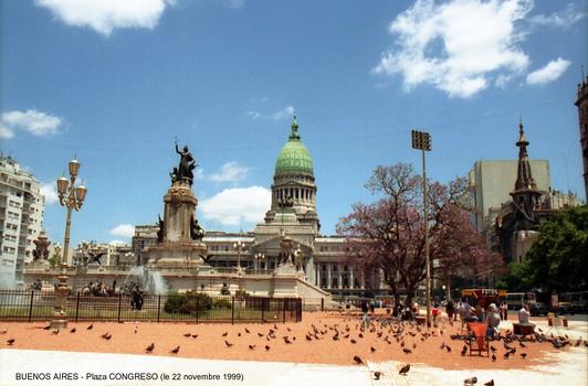 BUENOS AIRES - Plaza Congreso, le palais du congrès (Parlement)