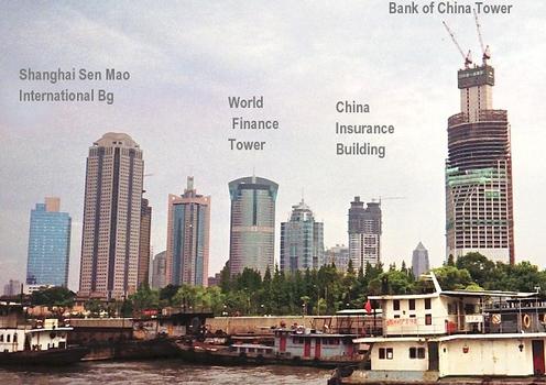 Bank of China Tower – World Finance Tower – Shanghai Sen Mao International Building – China Insurance Building