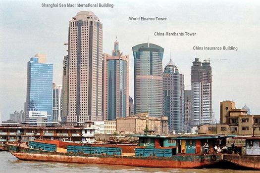 SHANGHAI - Le nouveau quartier d'affaires de Pudong