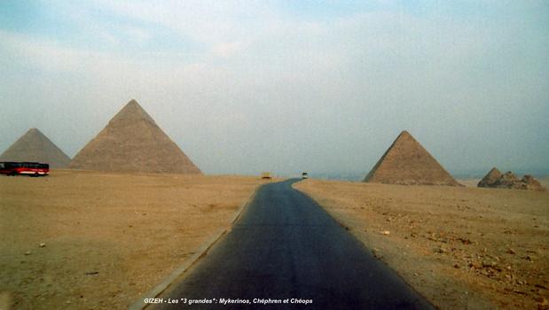 The great pyramids at Giza