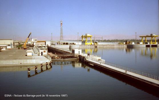 Bridge-Dam at Esna, Egypt