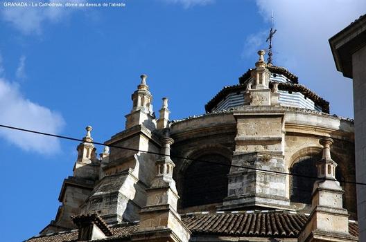 GRENADE (Andalousie) – La cathédrale construite au XVIe siècle, dans les styles Renaissance et baroque