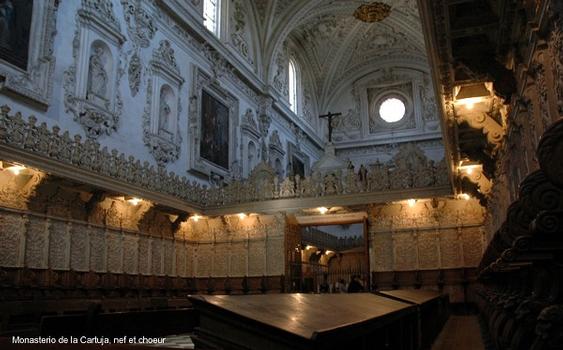 Grenade (Andalousie) – «Monasterio de la Cartuja»: Édifié au 16e siècle dans le style baroque, poussé à l'extravagance dans la sacristie