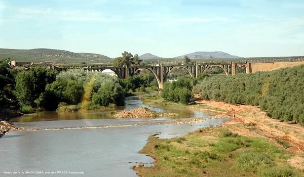 LINARES (Andalousie) –Viaduc sur le rio Guadalimar