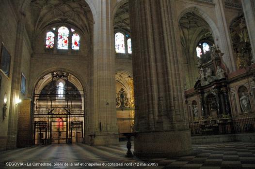 SEGOVIA (Castilla y León) – La Cathédrale, construite aux 16e et 17e siècles, c'est le dernier grand sanctuaire gothique bâti en Espagne