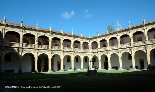 SALAMANCA (Castilla y León) – « Colegio Mayor Fonseca » ou « Colegio de los Irlandeses », cet édifice Renaissance du XVIe siècle abrite aujourd'hui le Conseil municipal et l'Université