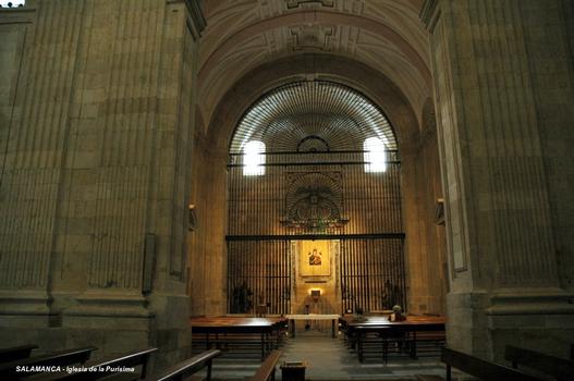 SALAMANQUE (Castille et Leon) – Eglise de « la Purisima », une chapelle du bas-côté