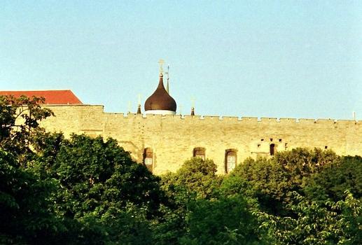 TALLINN - Toompea, la ville-haute, les remparts ouest du château