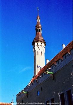 Old city hall and belfry in Tallinn, Estonia