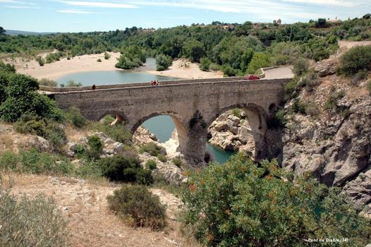 Gorges de L'Hérault (34) – Le « Pont du Diable », sur l'Hérault