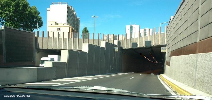 TOULON (83, Var) – Tunnel autoroutier, tête d'ouvrage Est