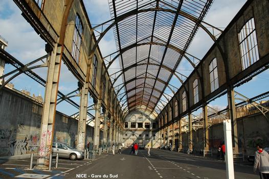 NICE – « Gare du Sud », les vestiges de la verrière