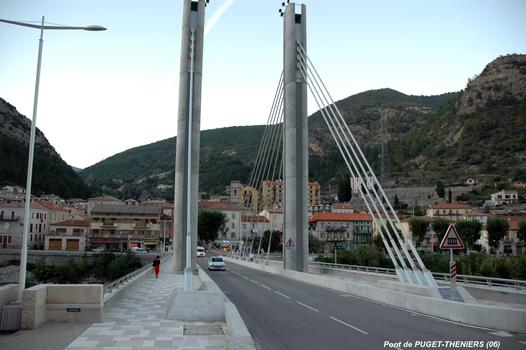 PUGET-THENIERS (06, Alpes-Maritimes) – Le Pont du Var, inauguré le 22 avril 2006