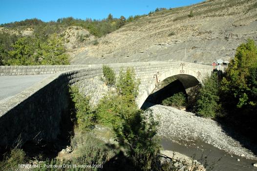 SENEZ (04) – Pont sur l'Asse de Blieux