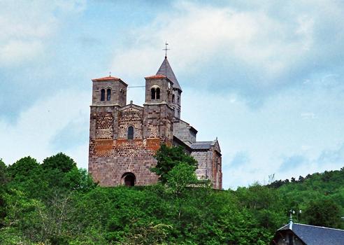 ST-NECTAIRE (63, Puy-de-Dôme) – Eglise Saint-Nectaire, façade occidentale