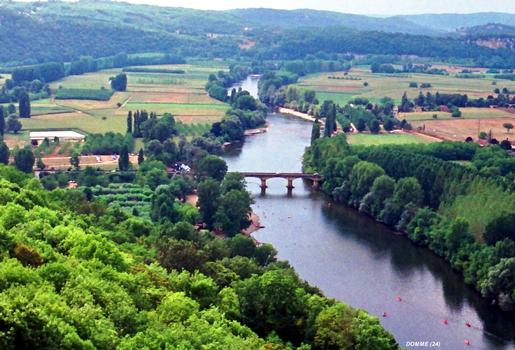 DOMME (24) – Pont de la RD 46 sur la Dordogne
