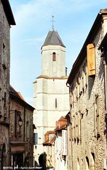 MARTEL (46, Lot) – Eglise Saint-Maur, église gothique fortifiée, bâtie du 13e au 16e siècle