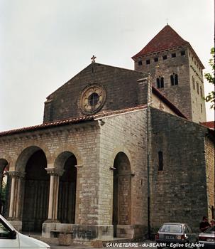 SAUVETERRE-du-BEARN (64, Pyrénées-Atlantiques) – Eglise Saint-André, du 13e siècle