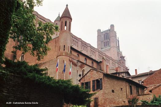 ALBI (81, Tarn) – Cathédrale Sainte-Cécile, façade nord