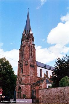 MUTZIG (67, Bas-Rhin) – Eglise Saint-Maurice