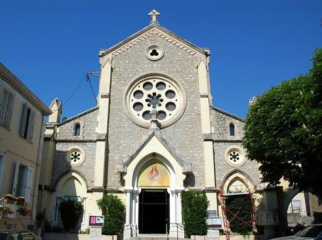 LE CANNET (06, Alpes-Maritimes) - Eglise Sainte-Philomène, façade principale : LE CANNET (06, Alpes-Maritimes) - Eglise Sainte-Philomène , façade principale