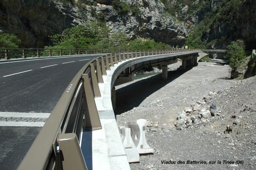 Viaduc des Batteries: UTELLE & TOURNEFORT (06, Alpes-Maritimes), achèvement de l'ouvrage, inauguration et mise en service le 6 mai 2007