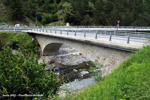 ISOLA (06420, Alpes-Maritimes) – Pont Saint-Honoré, l'ancien pont