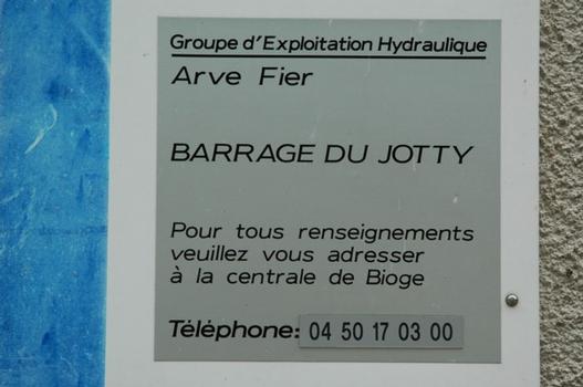 LA VERNAZ (74200, Haute-Savoie) – Barrage du Jotty