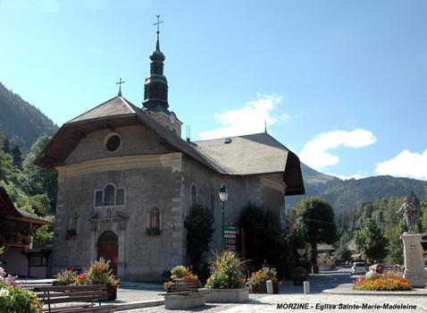MORZINE (74110, Haute-Savoie) – Eglise Sainte-Marie-Madeleine, achevée en 1805
