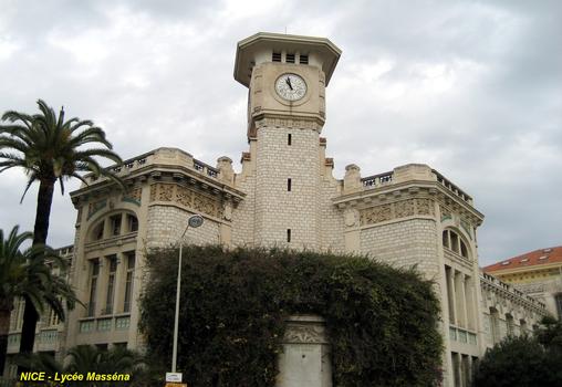 NICE (06, Alpes-Maritimes) - Lycée Masséna, tour de l'horloge